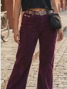 L.L.Bean Plum Corduroys Pants